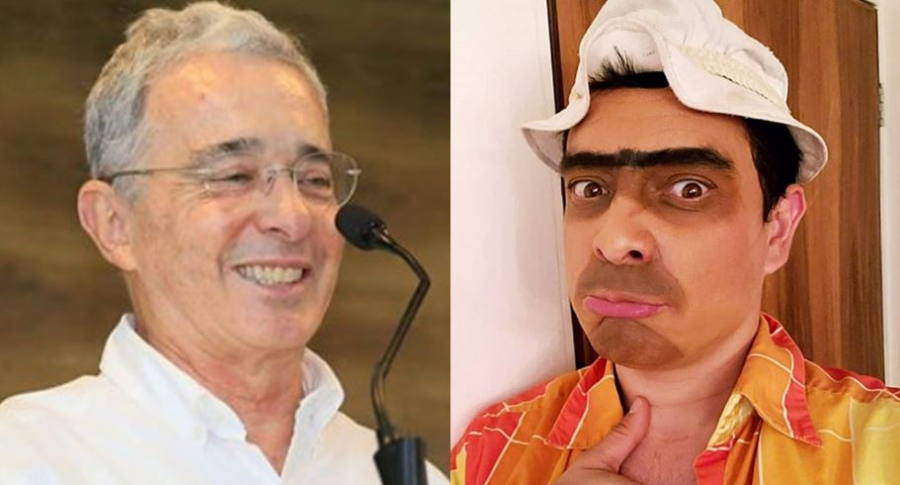 Álvaro Uribe Vélez y 'Suso el paspi'