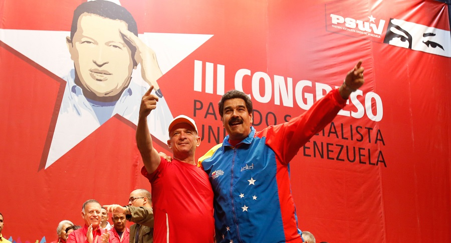 Hugo Carvajal y Hugo Chávez
