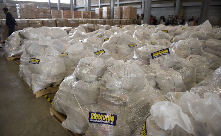 Paquetes de ayuda humanitaria