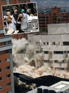 Demolición edificio Mónaco