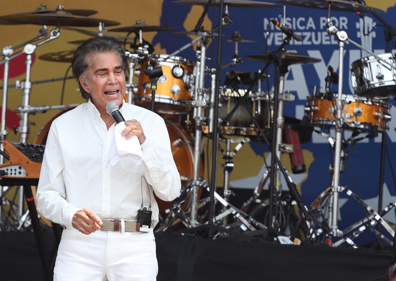 José Luis Rodríguez 'el Puma', cantante.