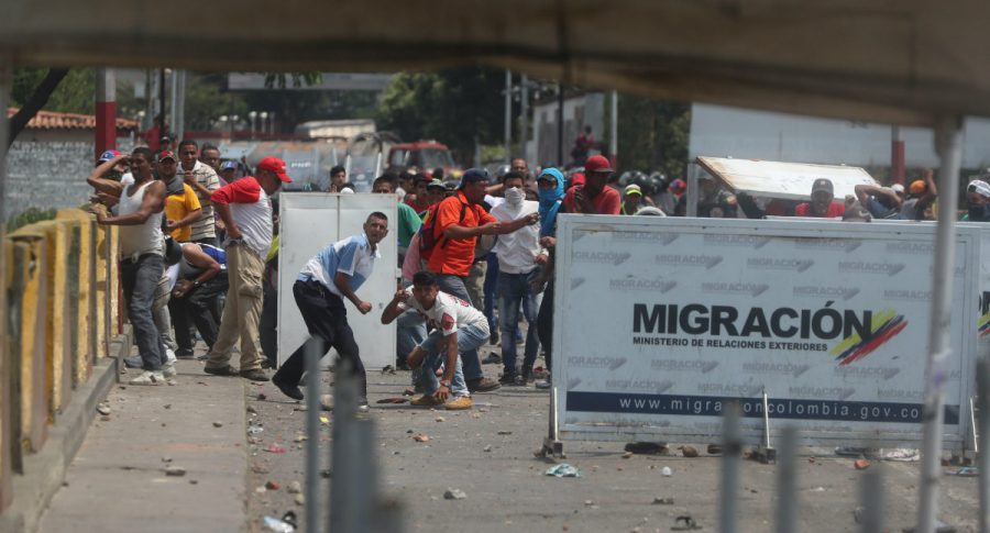 Disturbios en frontera con Venezuela