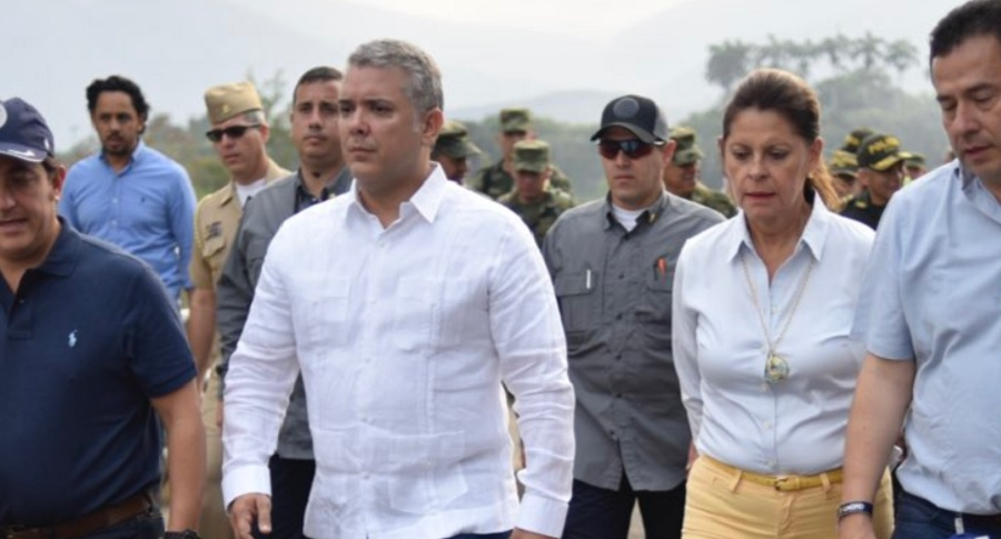 Iván Duque, presidente de Colombia, y Marta Lucia Ramírez, vicepresidenta.