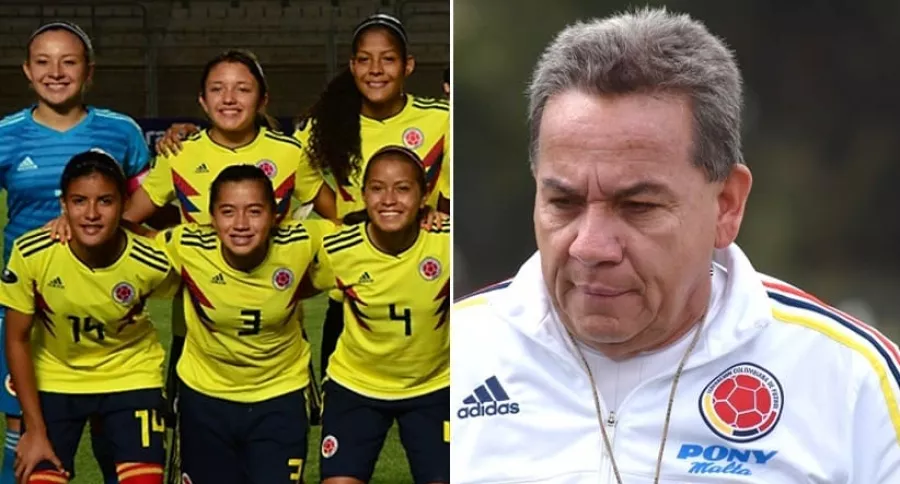 Selección Colombia Femenina Sub-17 y Dídier Luna