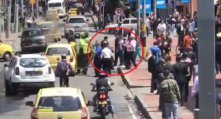 Caso de fleteo en Bogotá