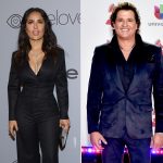 Salma Hayek, actriz, y Carlos Vives, cantante.