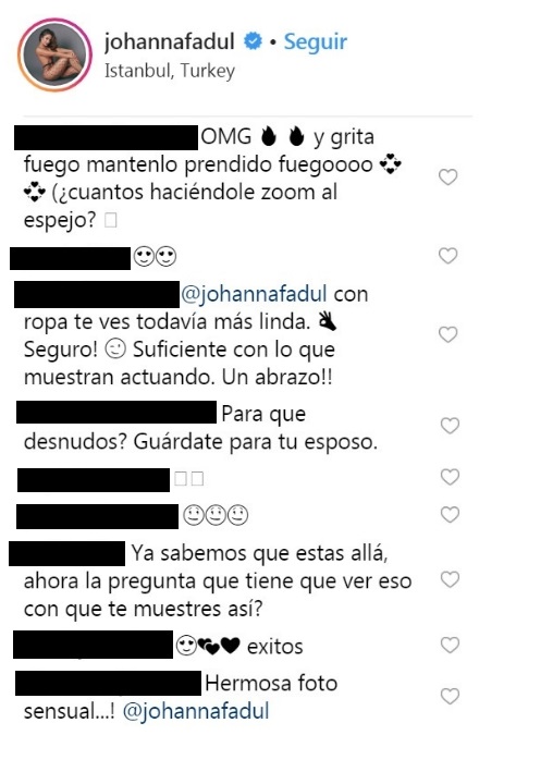 Comentarios post Johanna Fadul Comentarios post Johanna Fadul