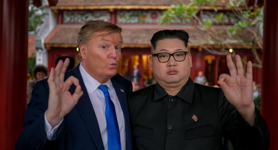 Dobles de Donald Trump y Kim Jong-Un