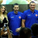 Mario Yepes y Faryd Mondragón
