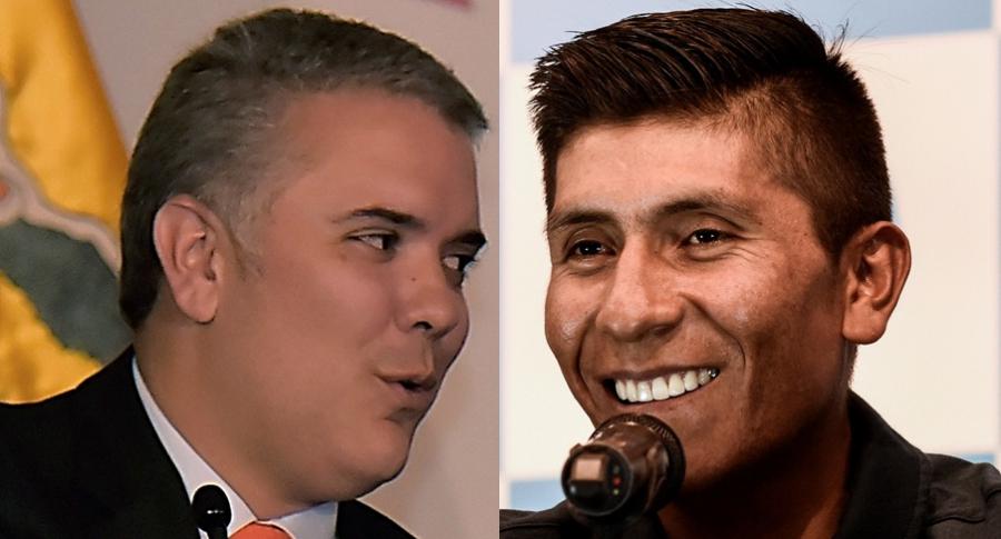 Iván Duque y Nairo Quintana