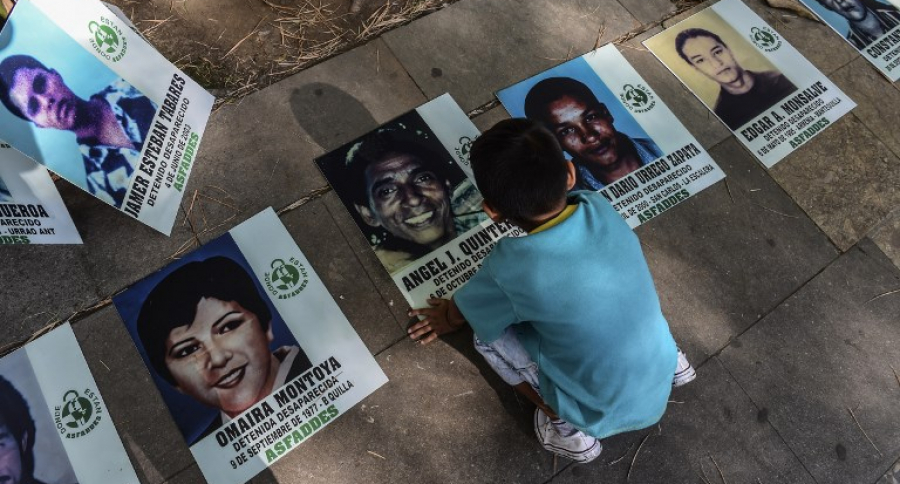 Víctimas del conflicto en Colombia.