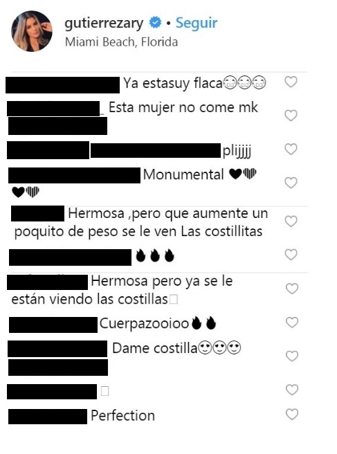 Comentarios post Ariadna Gutiérrez Comentarios post Ariadna Gutiérrez
