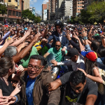 Juan Guaidó, aclamado por segudores en venezuela, a comienzos de febrero