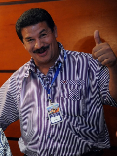 Nicolás Maduro, presidente de Venezuela, y Miguel 'Happy' Lora, exboxeador.