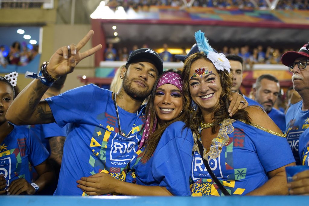 Neymar está en el Sambódromo de Río de Janeiro