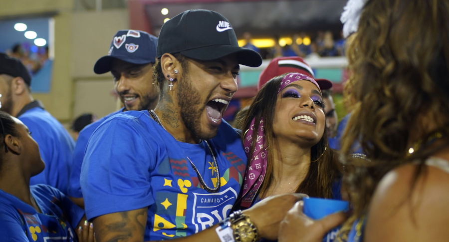 Neymar está en el Sambódromo de Río de Janeiro