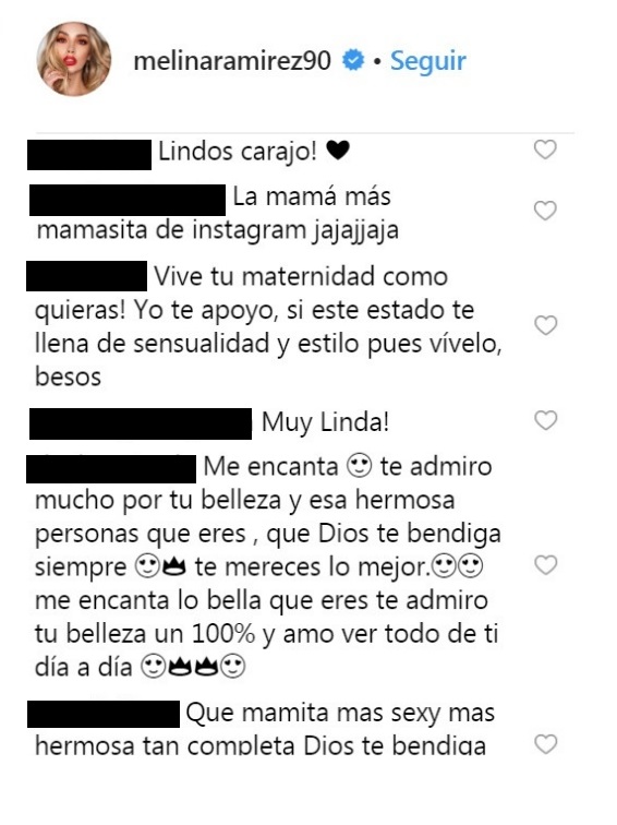Comentarios post Melina Ramírez