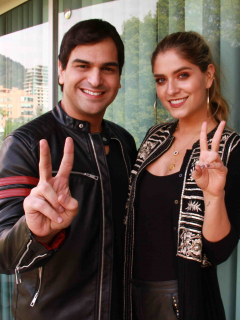 Alejandro Palacio y Laura Tobón