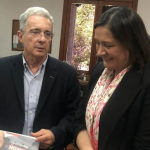 Álvaro Uribe y Ángela Garzón