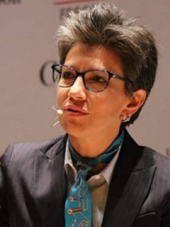 Gustavo Petro y Claudia López