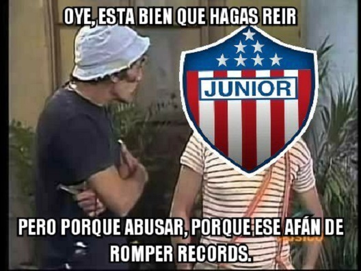 Memes del Atlético Junior en Copa Libertadores