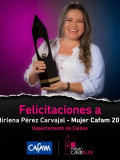 Ludirlena Pérez Carvajal , Mujer Cafam 2019