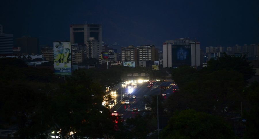 Apagón en Caracas