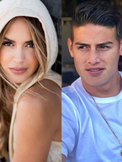 Shannon de Lima y James Rodríguez