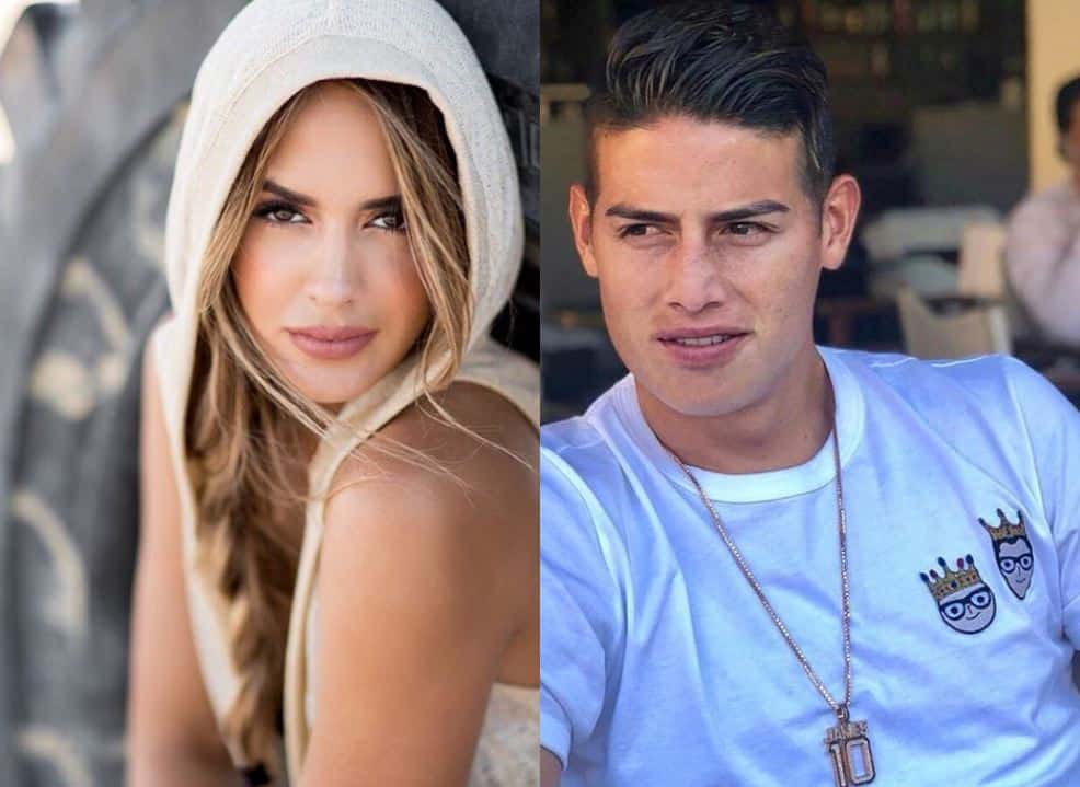 Shannon de Lima y James Rodríguez