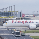 Avión de Ethiopian Airlines en China (imagen de archivo)
