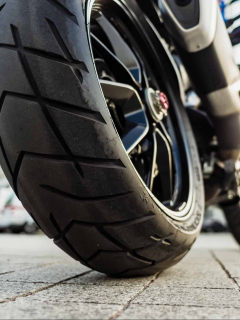 Rueda de moto.