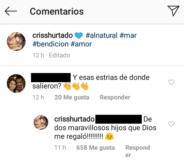 Comentarios post Cristina Hurtado
