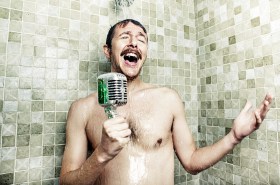 Cantar en la ducha