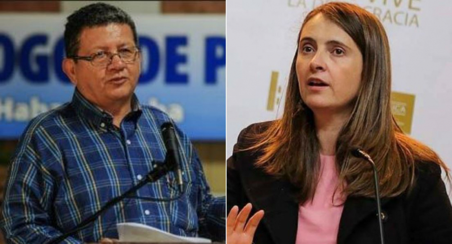 Discusión Paloma Valencia y 'Pablo Catatumbo'