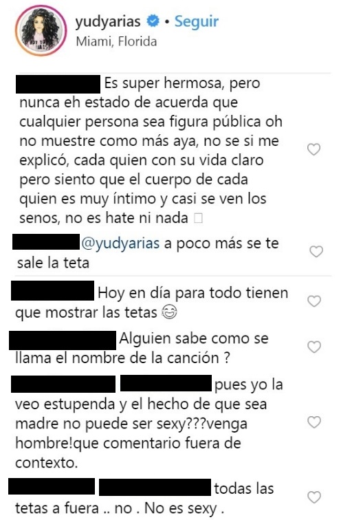 Comentarios post Yudy Arias