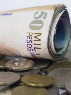 Pesos colombianos