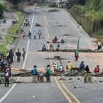 Protesta indígena en Cuca