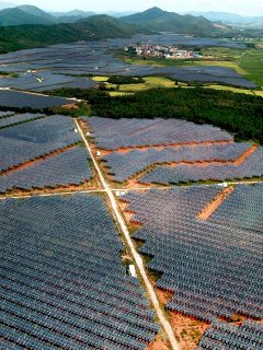 Proyecto de energía fotovoltaica en China.