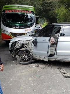 Camioneta de Johan Arango