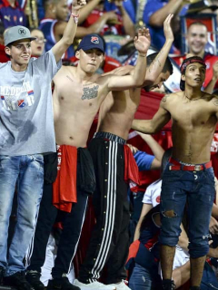 Hinchas de Independiente Medellín