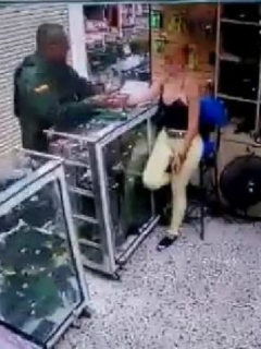 Policía muerto en Medellín