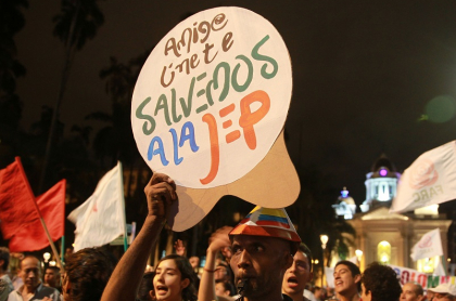 Manifestaciones a favor de la JEP