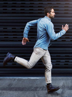 Hombre corriendo