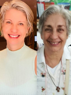 Claudia Gurisatti, Tulia Mercedes Barreto y Gustavo Petro