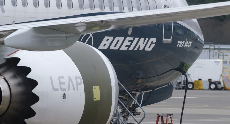 Avión de pruebas de Boeing 737 MAX 9 en Seattle, Washington (EE. UU).