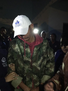 El soldado profesional Alirio Montenegro Adamez, en el Valle del Cauca