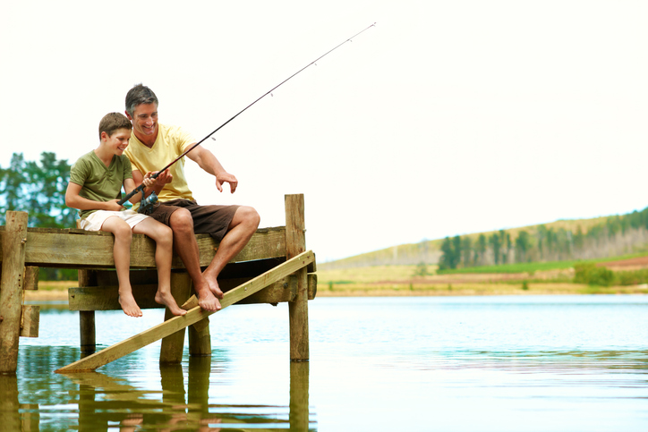 lago de pesca