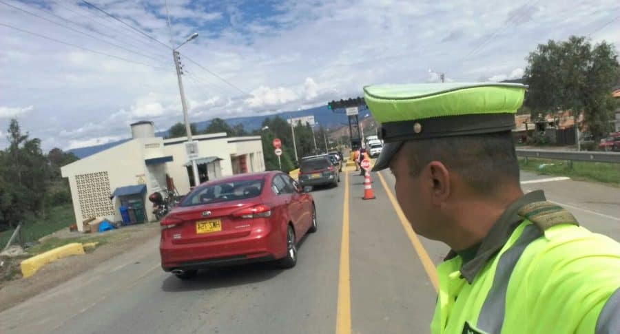 Viajeros en el puente festivo