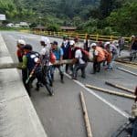 Indígenas bloquean vía Panamericana, en Cauca