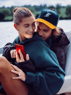 Justin Bieber, Hailey Baldwin y Selena Gomez